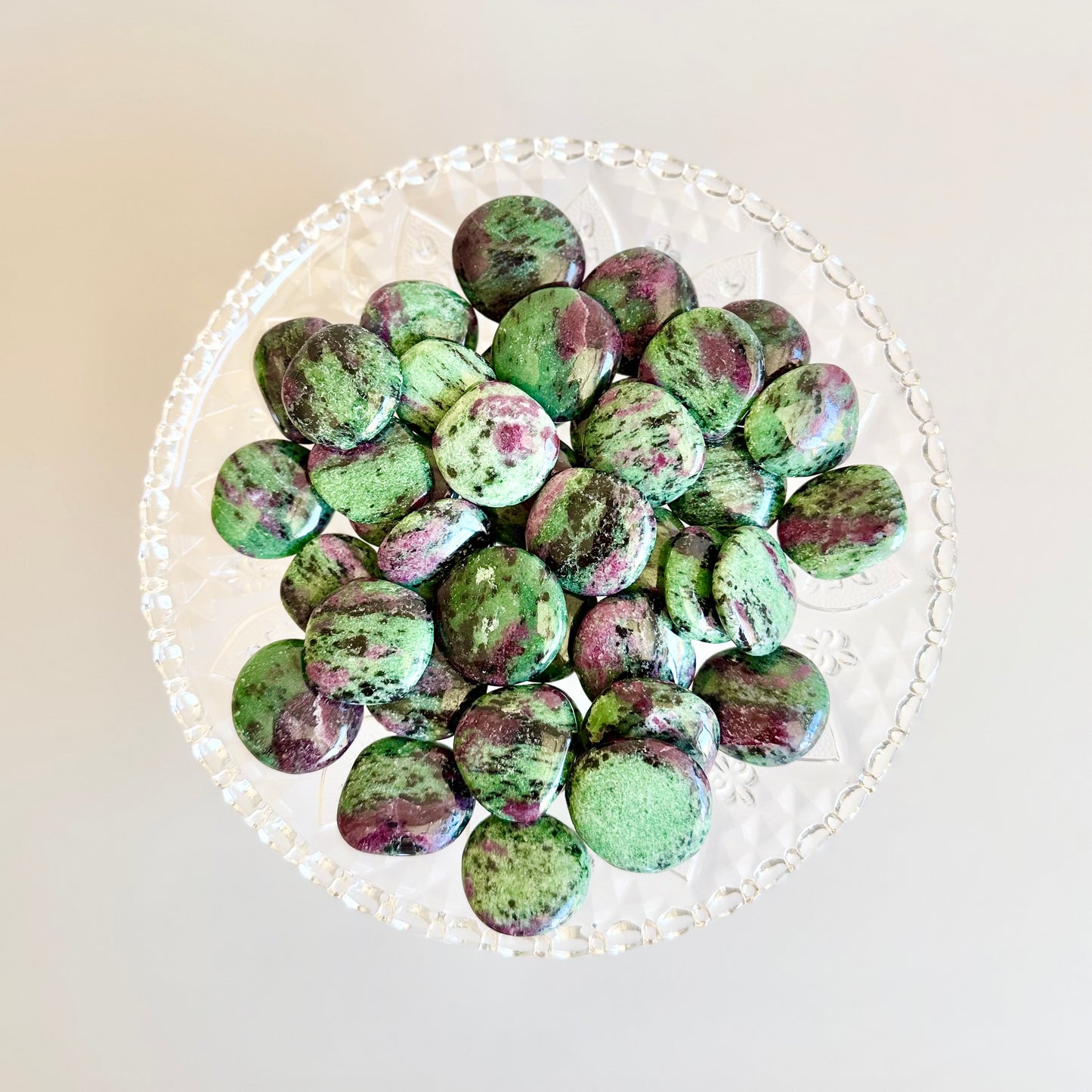 Ruby Zoisite Mini Flat - Intuitively Chosen