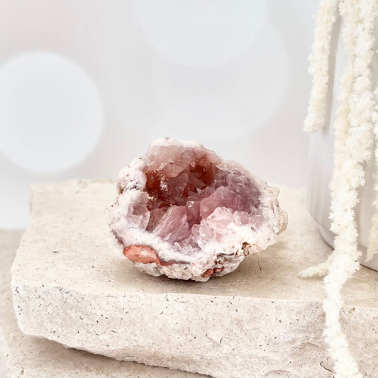 Pink Amethyst Geode Cluster #3